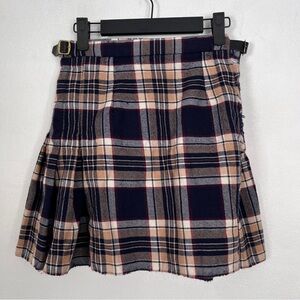 Highland Kilts Made in Scotland Wool Plaid Kilt Girls Size 12